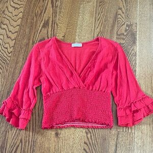 Altar’d State red top small